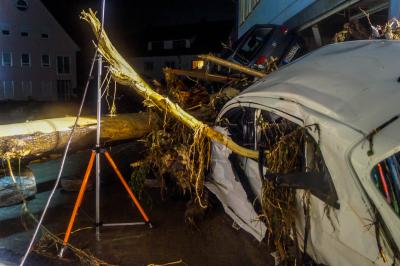 Braunsbach: Heftiges Unwetter zerstoert nahezu den gesamten Ort - Rettungskraefte im Grosseinsatz